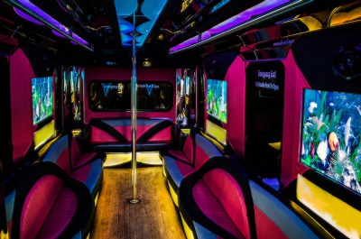 Party bus sound system